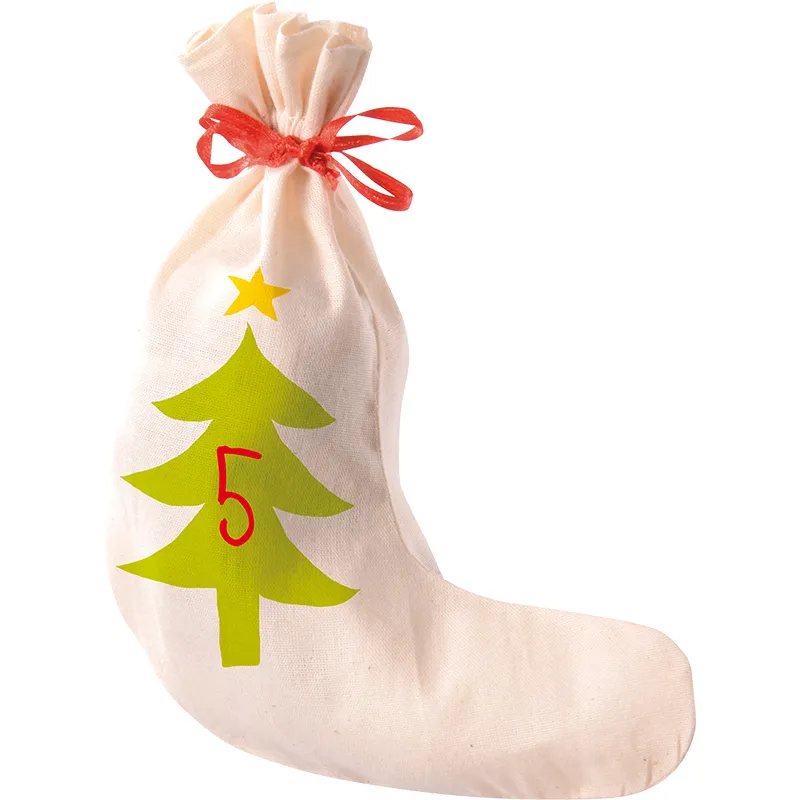 Adventskalender-Stiefel (24 Stück)