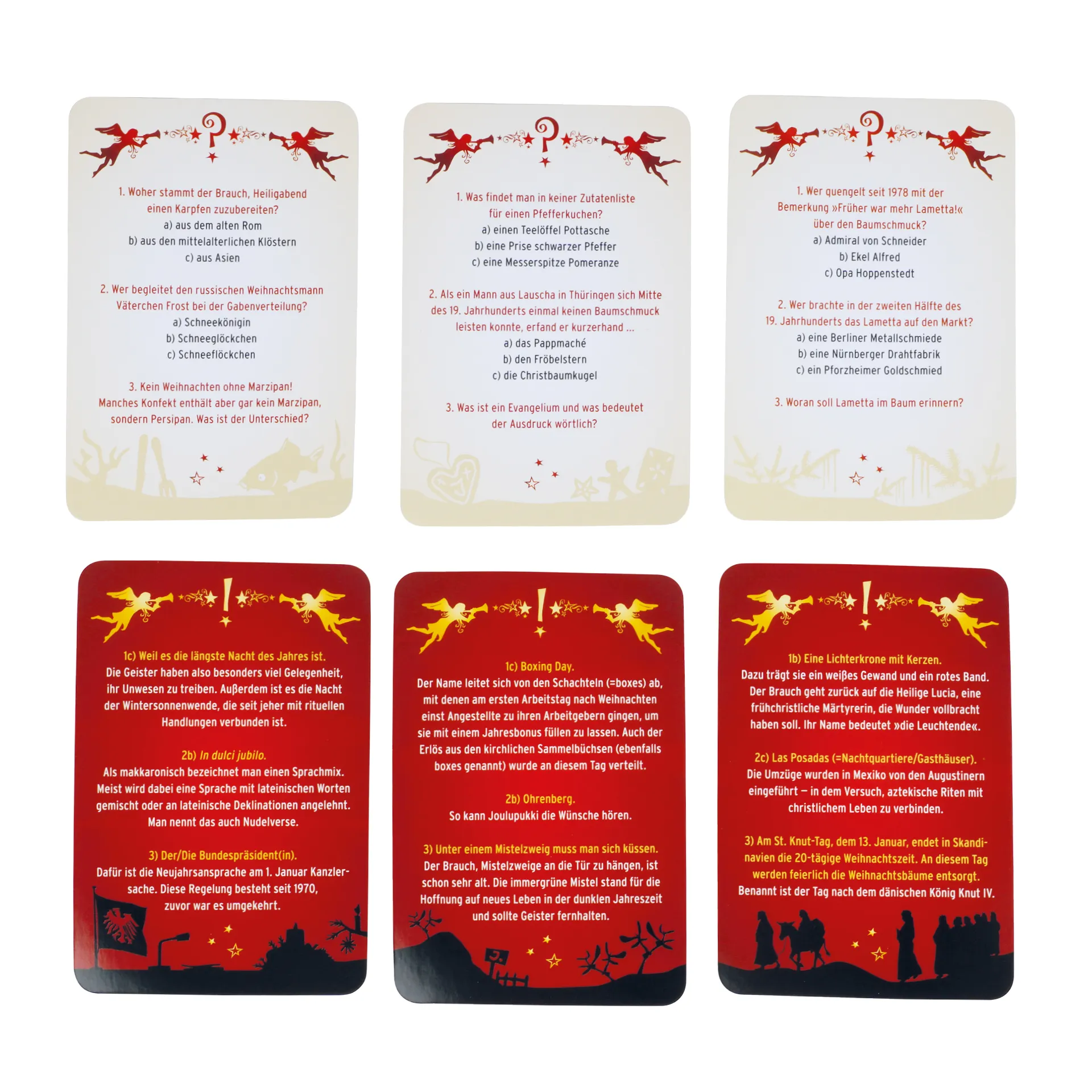 Lernspiel "Das Weihnachts-Quiz", 50-tlg. in Box