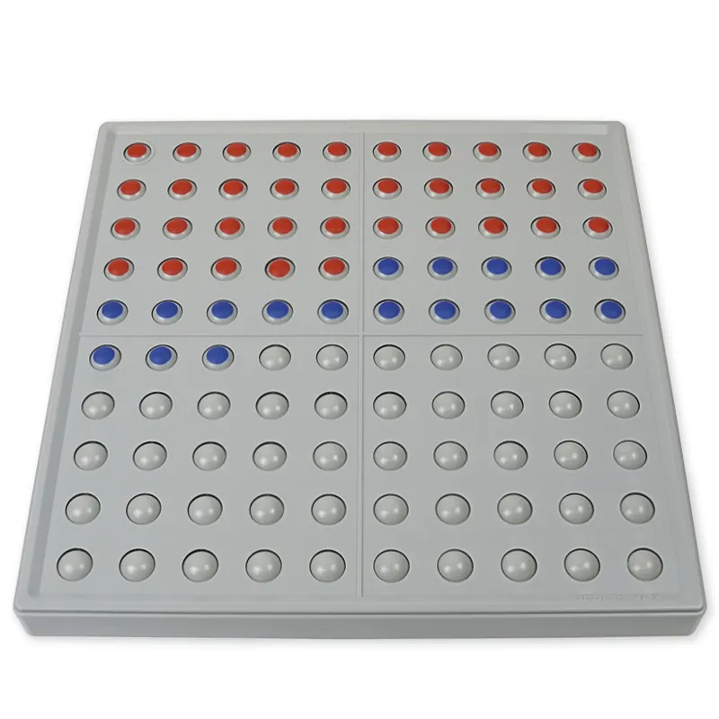 ABACO 100 tricolor rot-blau-grau, Zähl- und Rechenrahmen