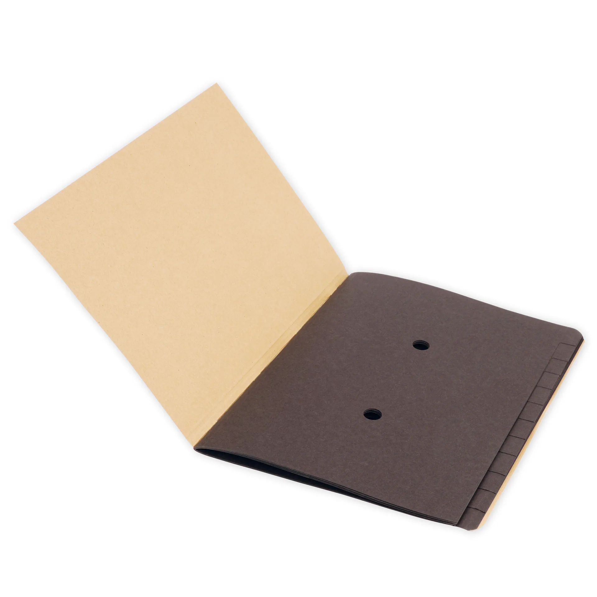 Tisch-Fächermappe 1-12 "Natura", mit Verschlussgummi