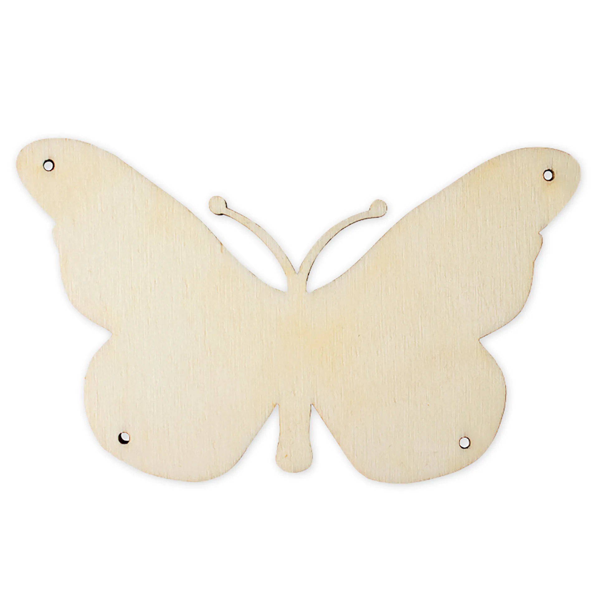 Holz-Schmetterling Blanko zum Aufhängen, 10 cm