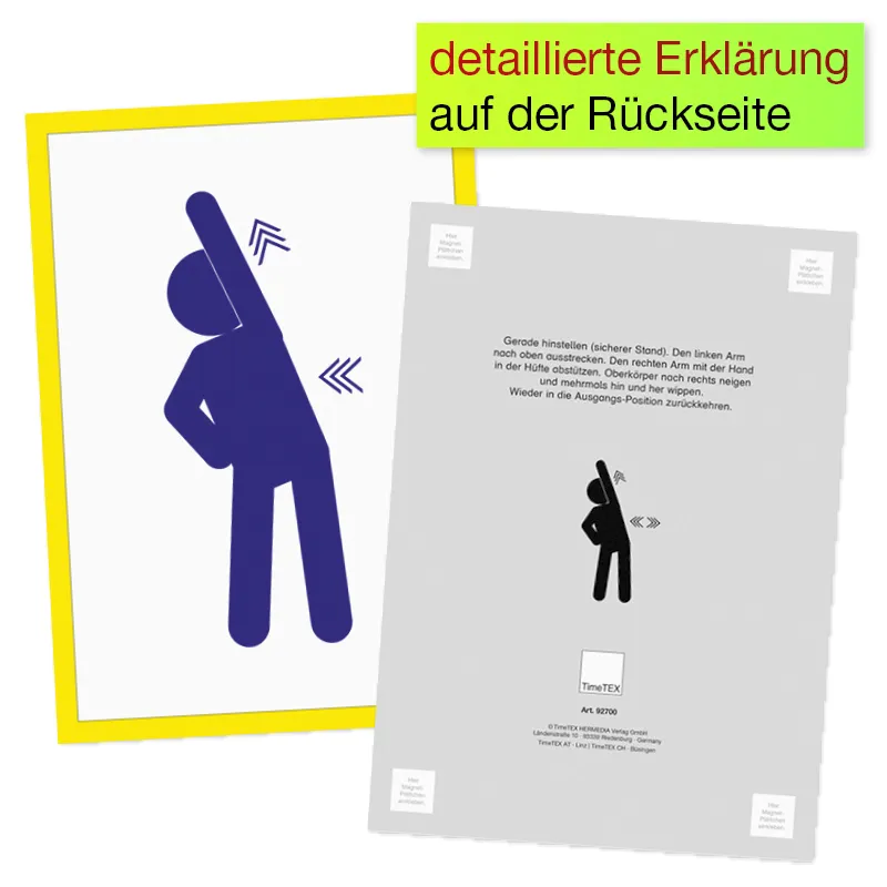 Aktivitäten-Karten XL A4 "Bewegtes Lernen", magnetisch, 26-tlg.