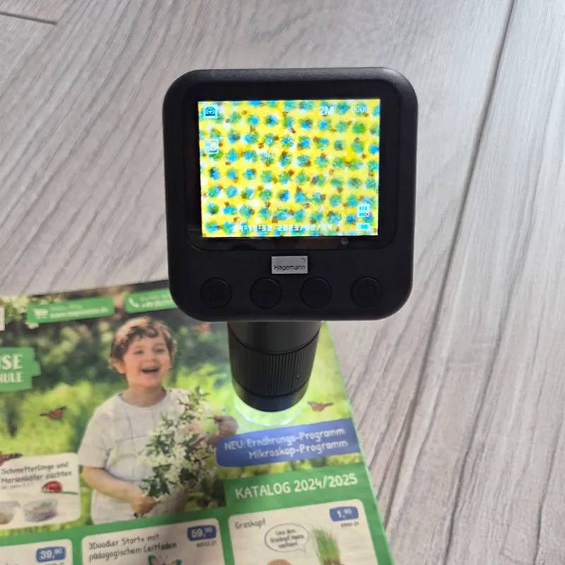 Hagemann Digitales Taschenmikroskop mit Bildschirm