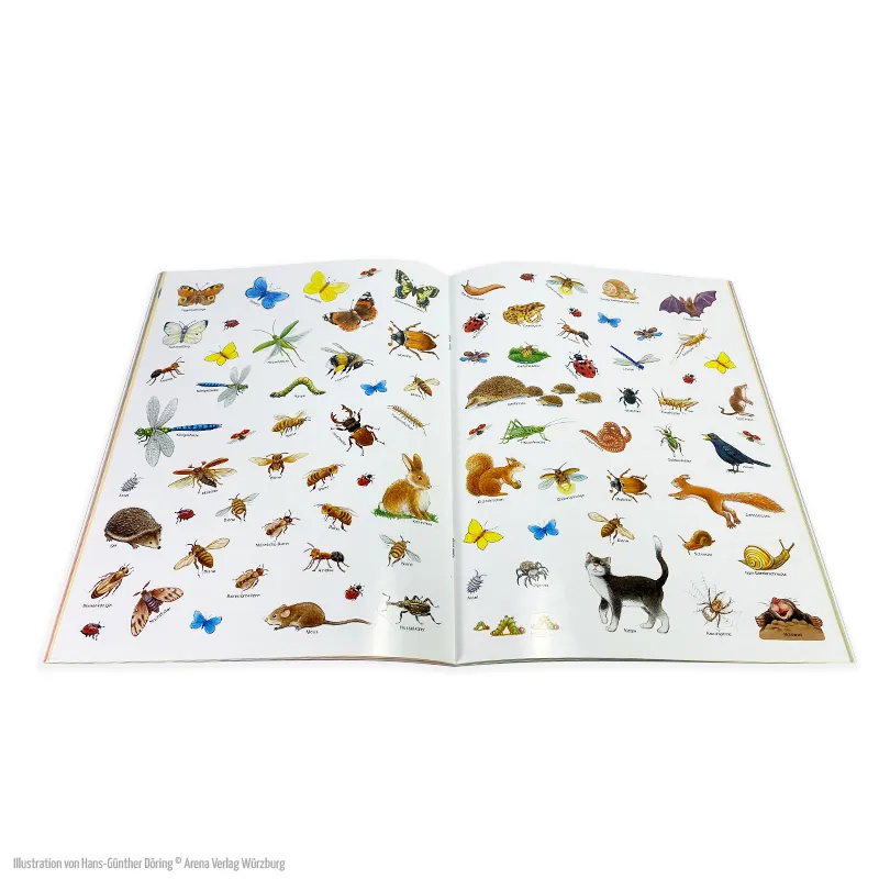 Mein großes Tierstickerbuch – Die kleine Honigbiene und ihre Freunde