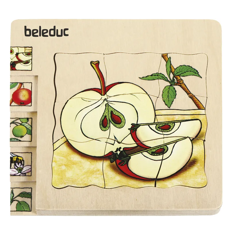 beleduc Schichten-Puzzle "Apfel", 30-tlg.