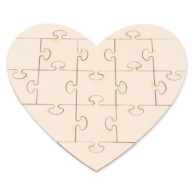 Holzpuzzle "Herz" 16-tlg.
