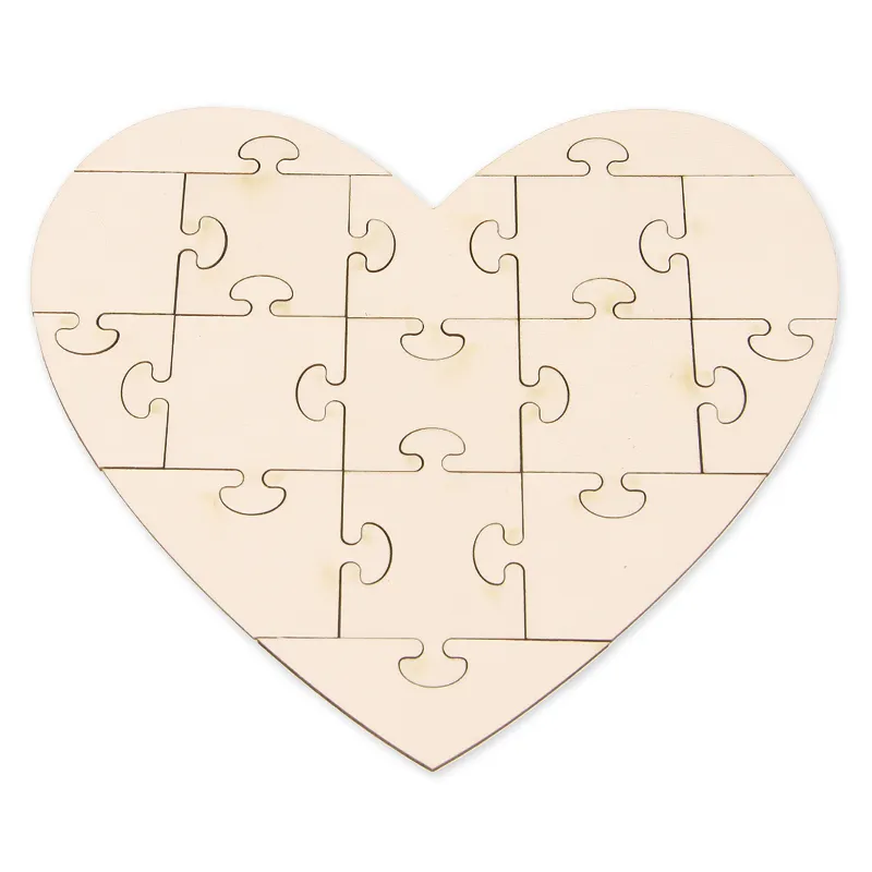 Holzpuzzle "Herz" 16-tlg.