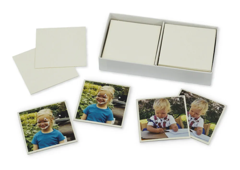 Memokarten zum Bemalen 36-tlg.