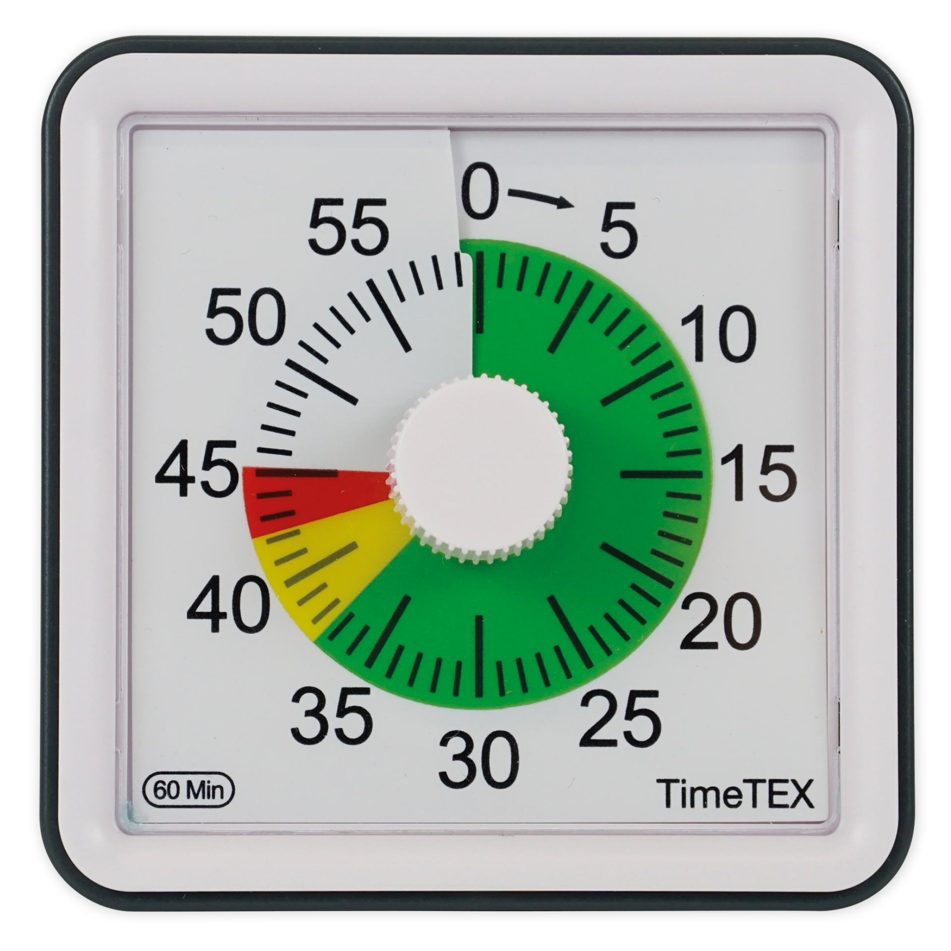 TimeTEX Zeitdauer-Uhr "lautlos" compact mit Ampelscheibe