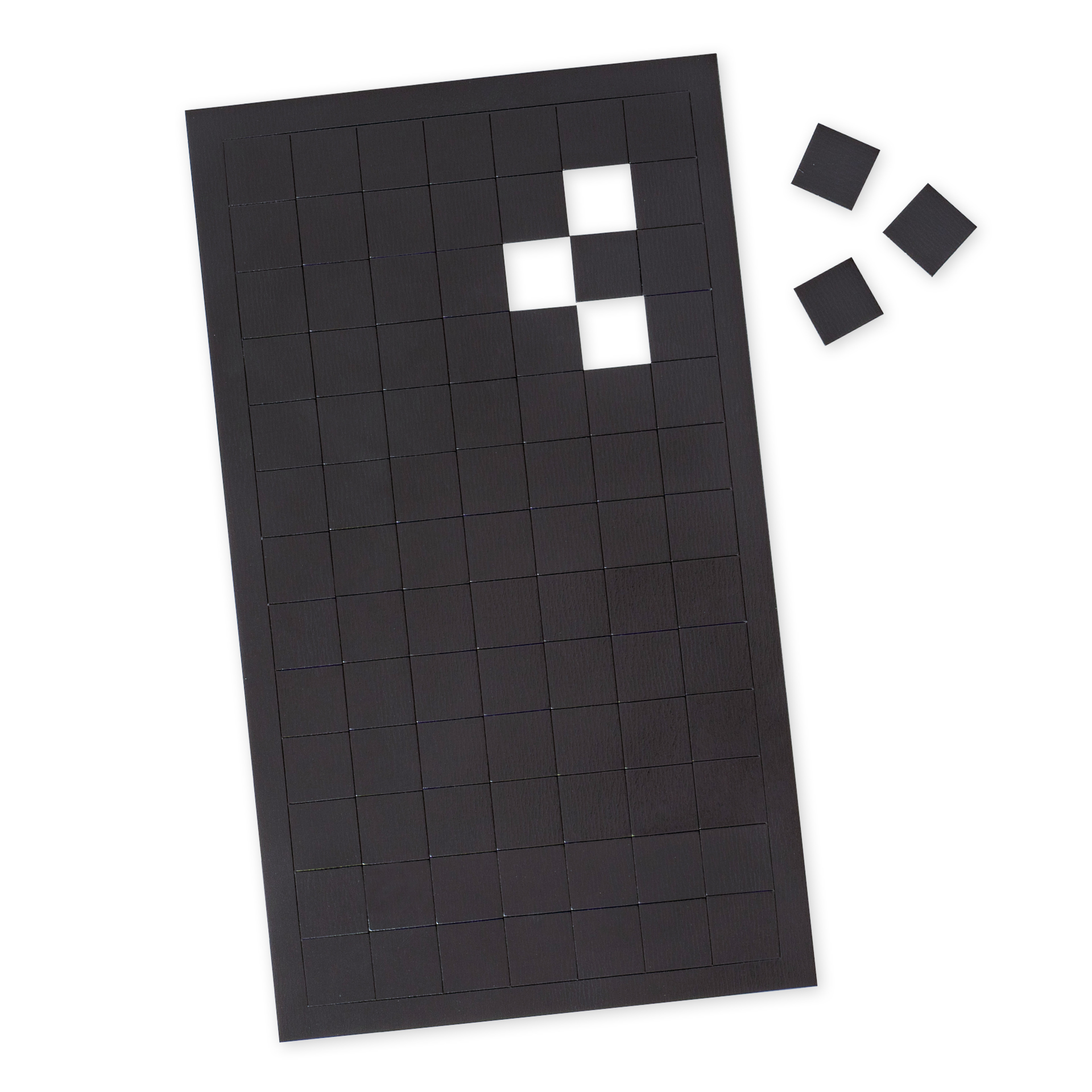 Magnet-Plättchen selbstklebend, 15x15 mm, 91 Stück