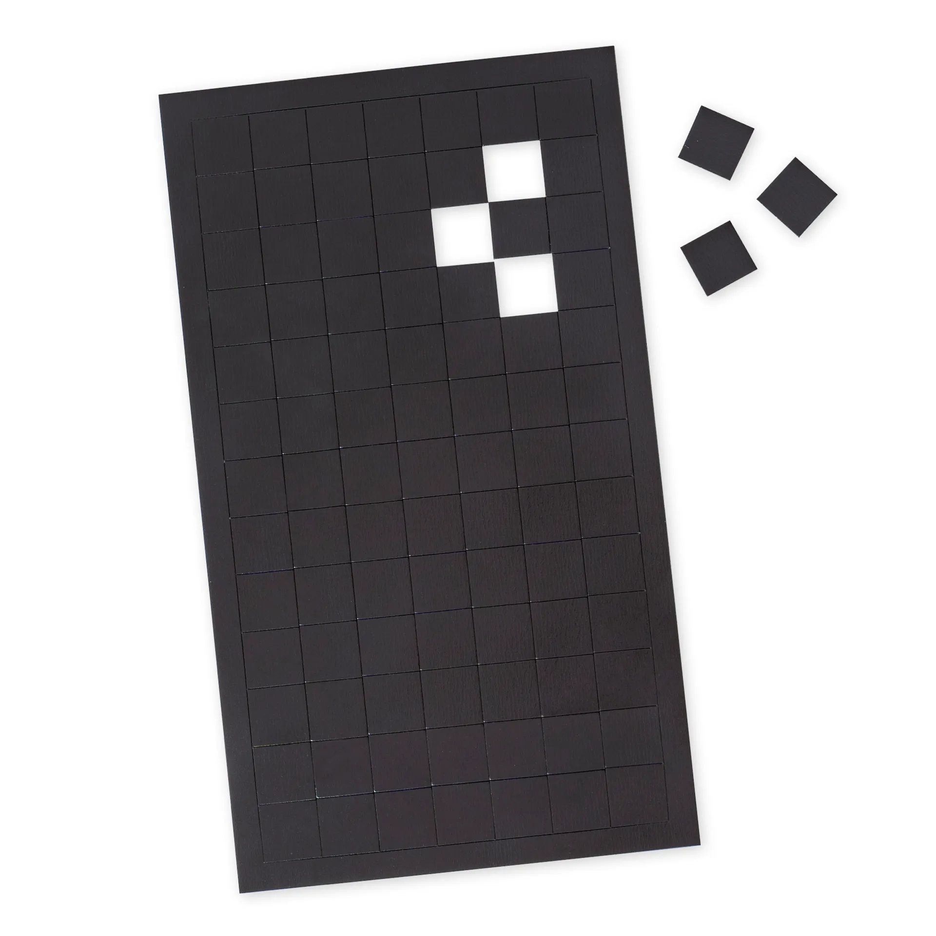 Magnet-Plättchen selbstklebend, 15x15 mm, 91 Stück