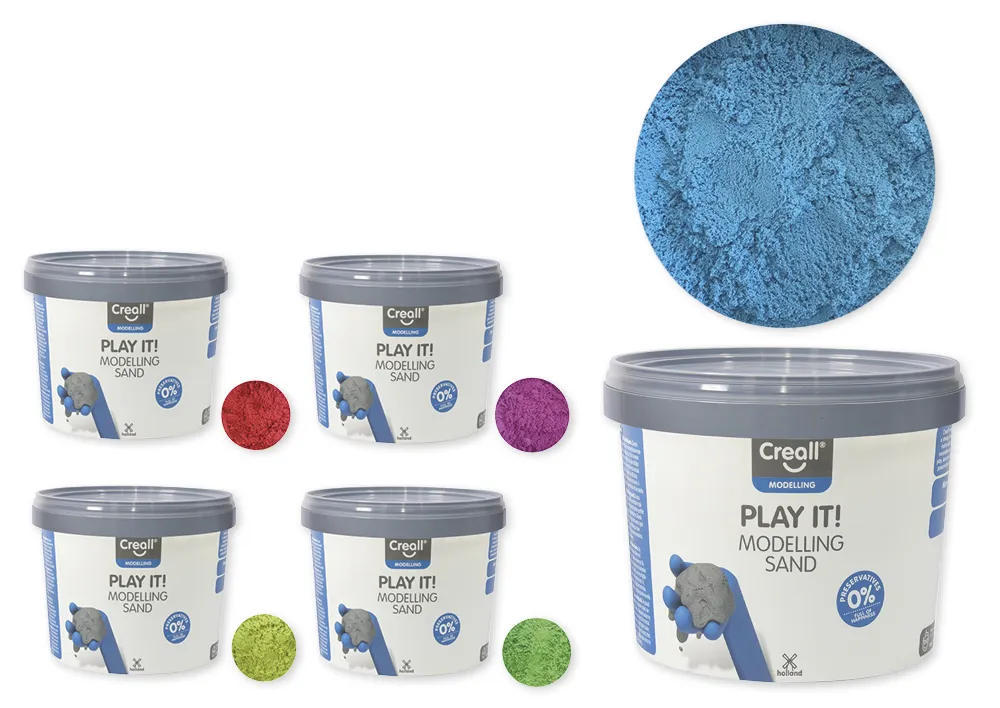 Modelliersand farbig, 750 g