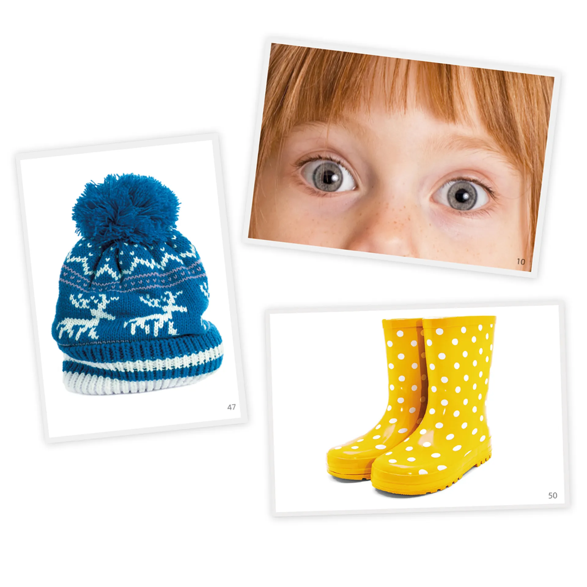 Bildkarten "Körperteile und Kleidung", 54-tlg.