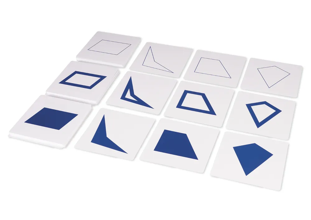 TimeTEX Geometrische Karten "Montessori Premium"