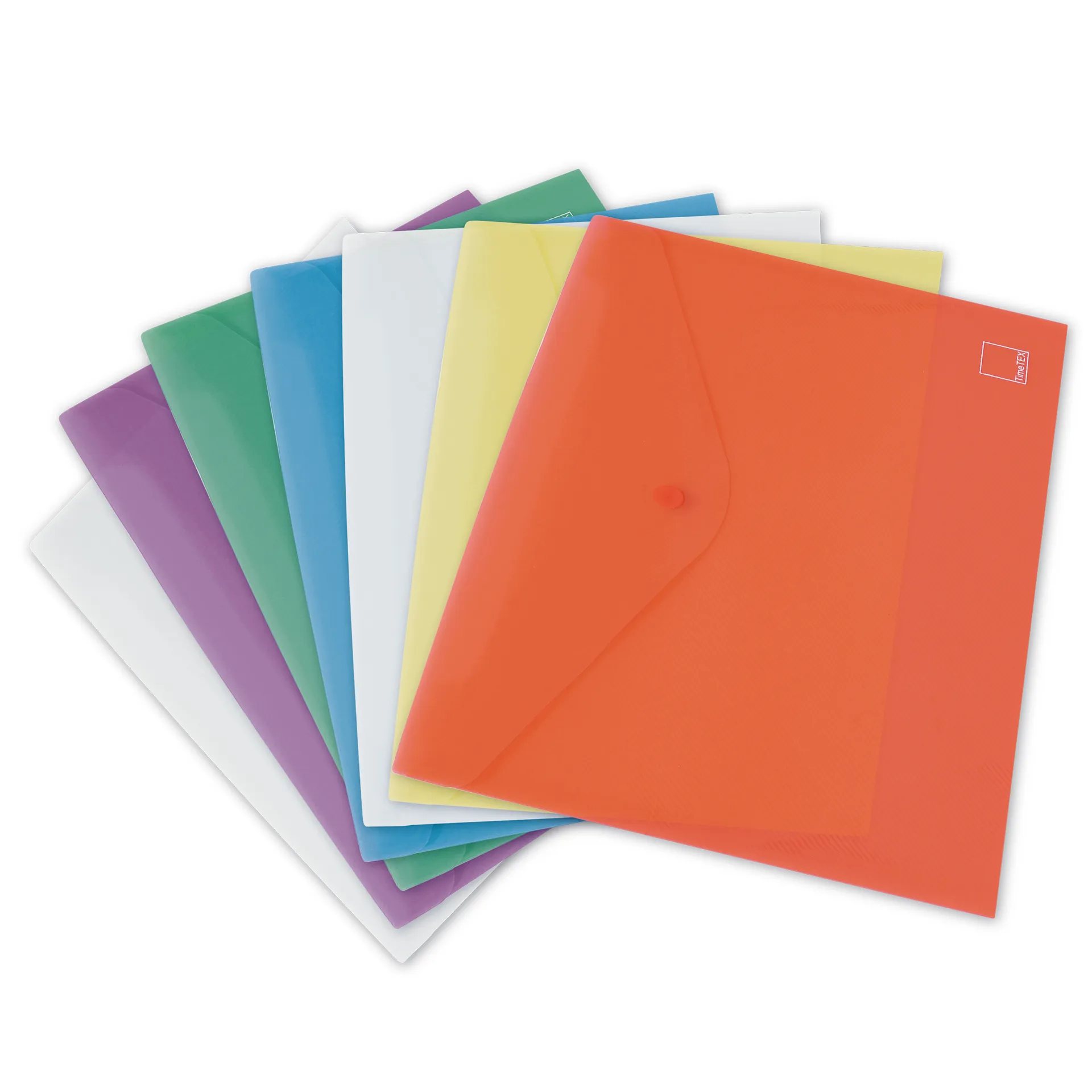 Set Dokumentenmappen A4, 7-tlg., farbsortiert