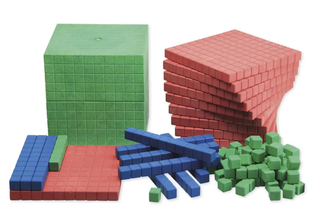 Dienes Grundsortiment Montessori, 121-tlg., RE-Wood "Montessori Premium"