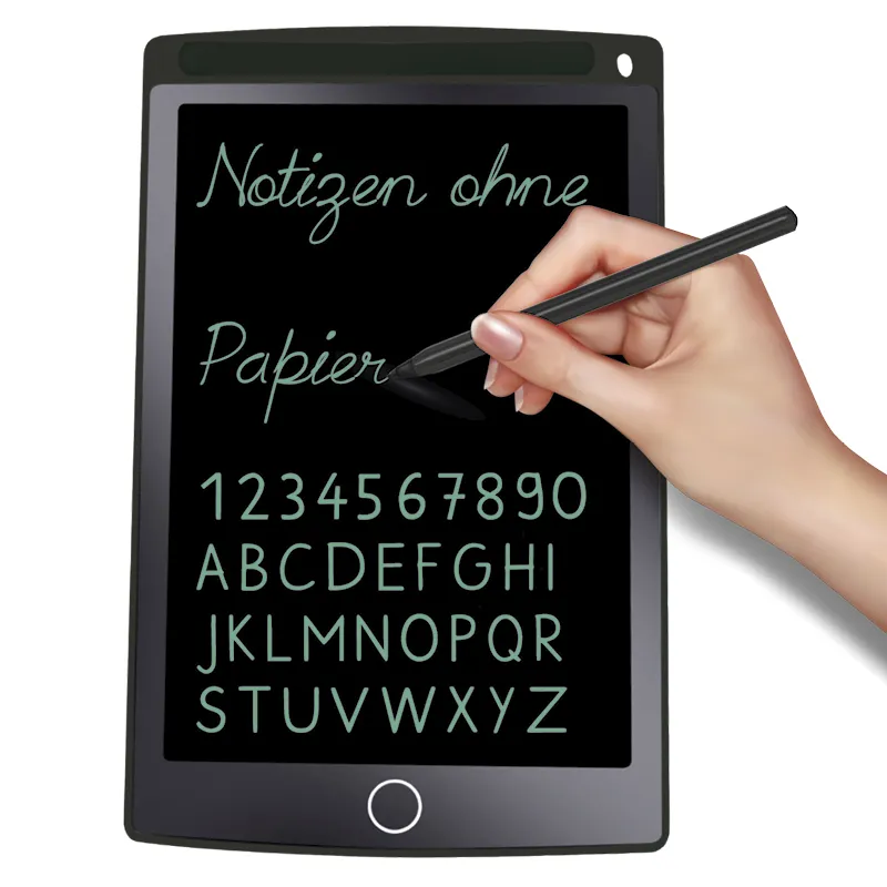 Digitale Schiefertafel SD "A4-XS", schwarzes Display, mit Canvas-Hülle