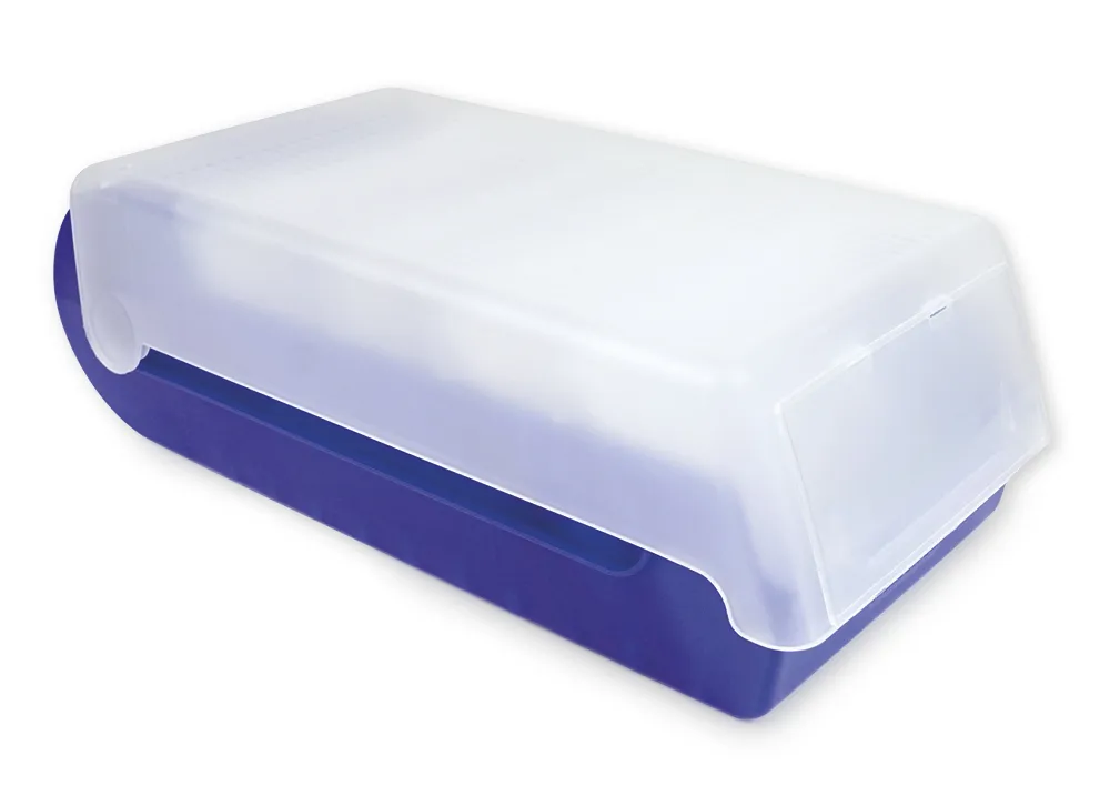 Lernbox A7, Kunststoff, mit 100 Karten liniert