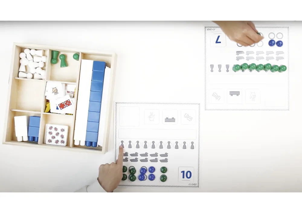 Lernspiel "Zähl bis 10", 135-tlg.