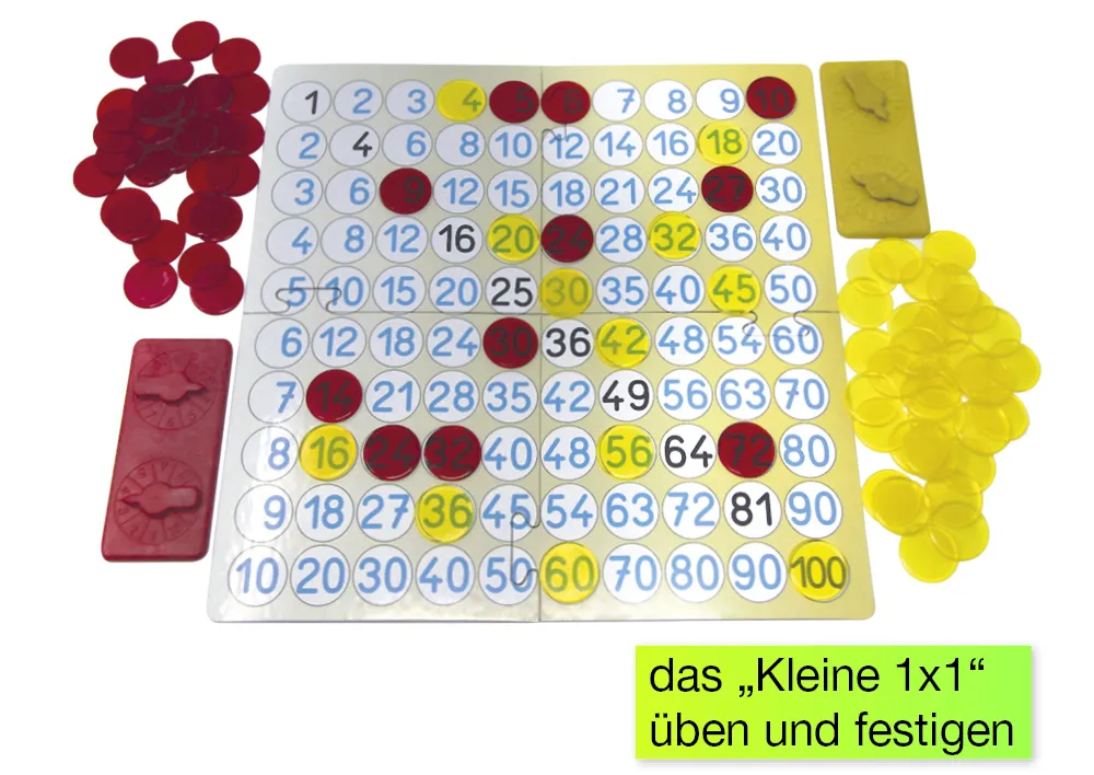 Mathe-Spiel "Kleines 1x1", 113-tlg.