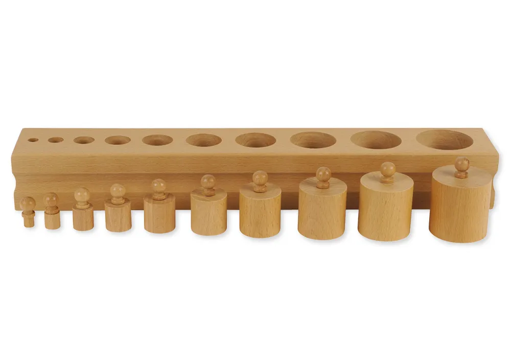 TimeTEX Block mit Zylindern 1 "Montessori Premium"