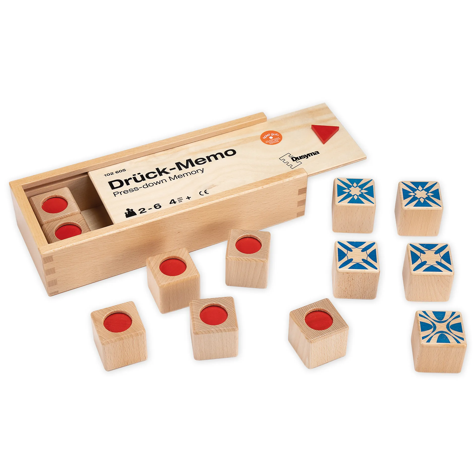 Drück-Memospiel, 13-tlg.