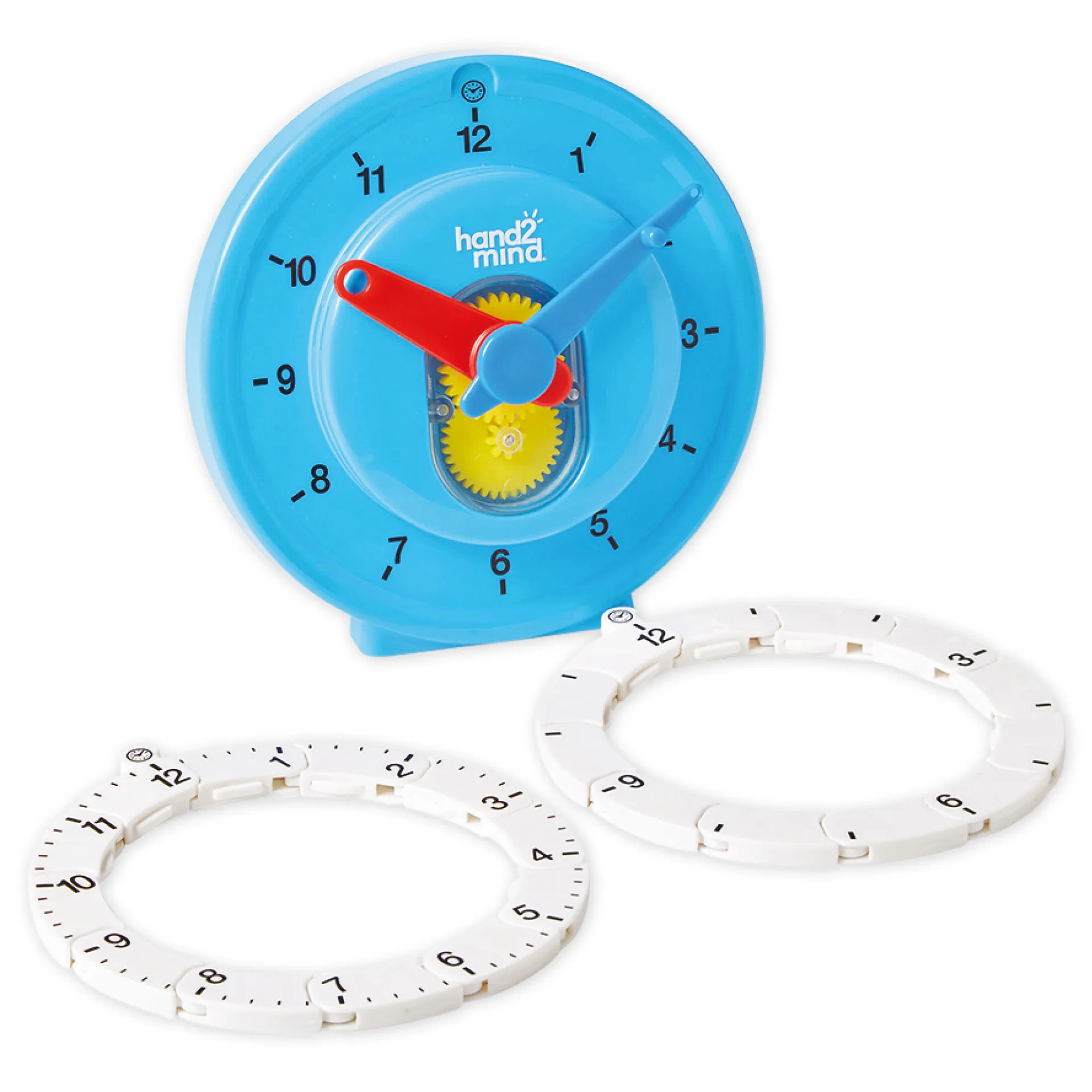 Schüler-Lern-Uhr mit Zahlenstrahl, 11 cm ø