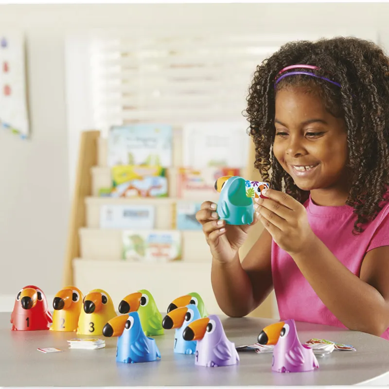 Tukane von 1-10, Erstes Zähl- und Rechenspiel, 130-tlg.