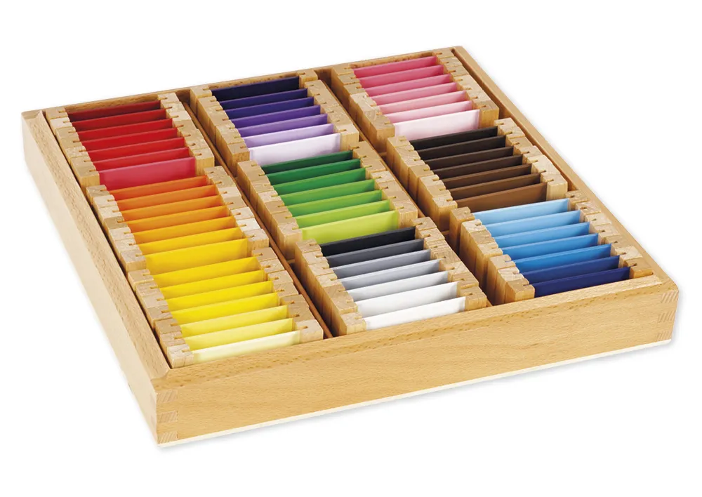 TimeTEX Farbtäfelchen, Satz 3, Schattierungen "Montessori Premium"