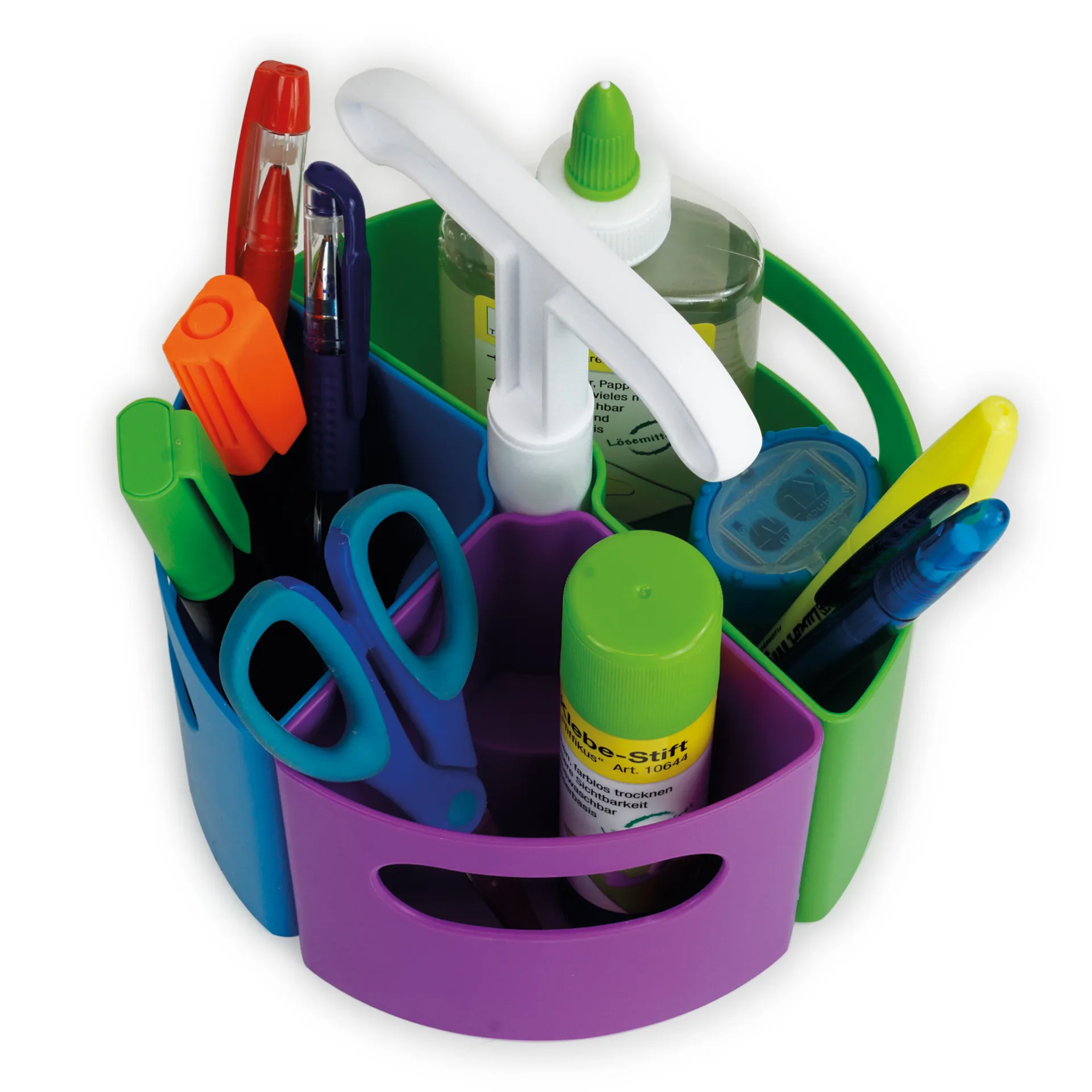 Tisch-Organizer "Basic", Kunststoff, 4-tlg.