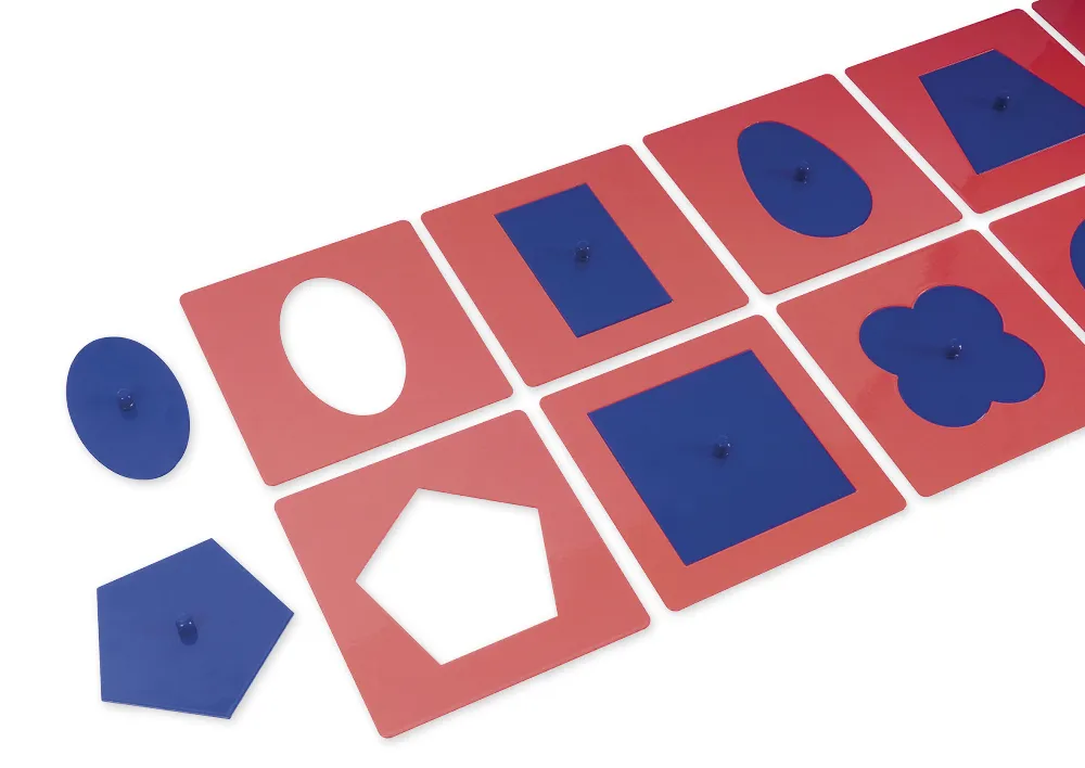 TimeTEX Metallene Einsatzfiguren "Montessori Premium"