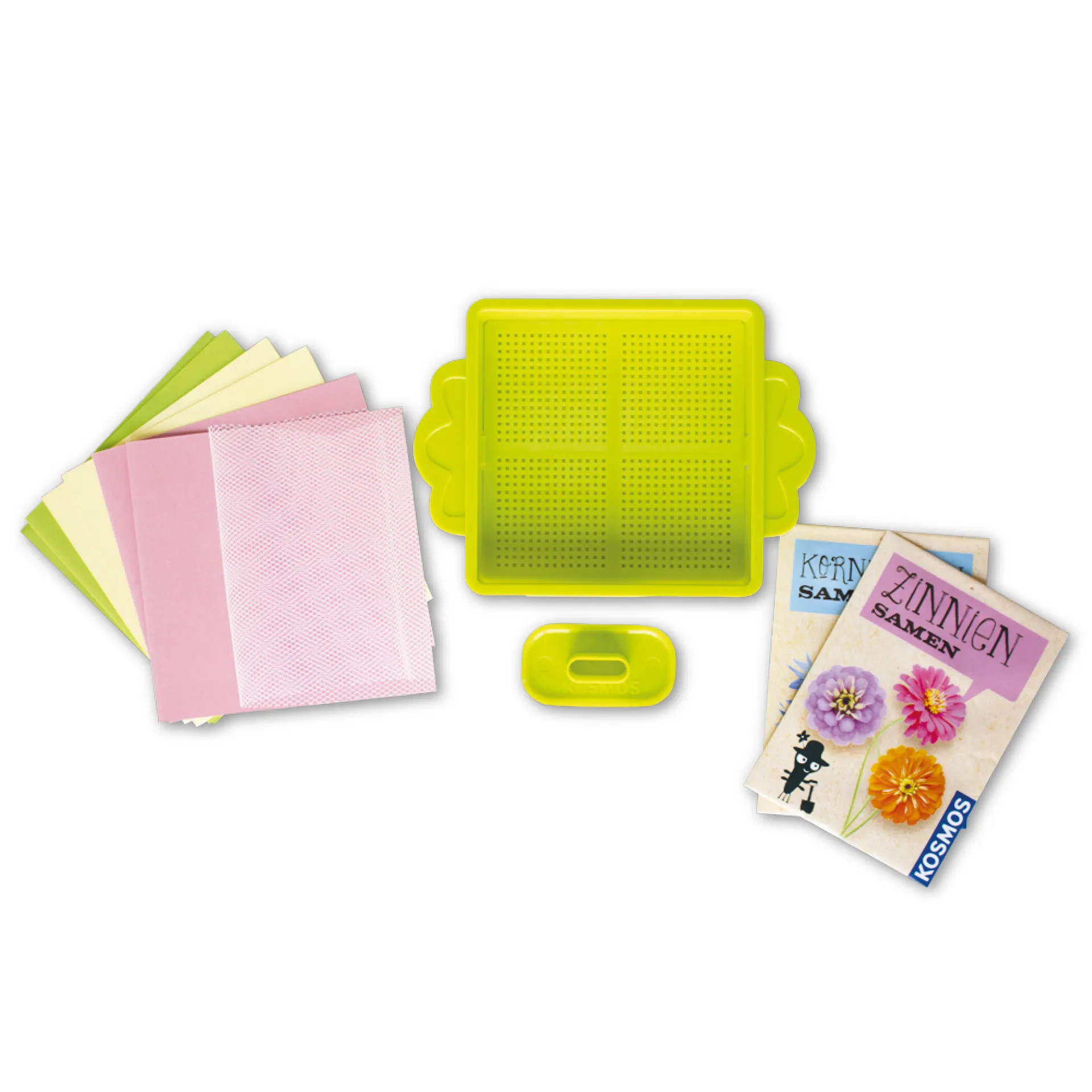 Experimentierset: Blühendes selbstgeschöpftes Papier aus Altpapier