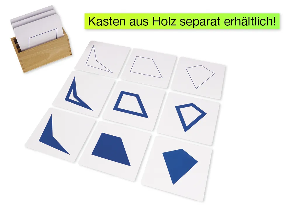 TimeTEX Geometrische Karten "Montessori Premium"