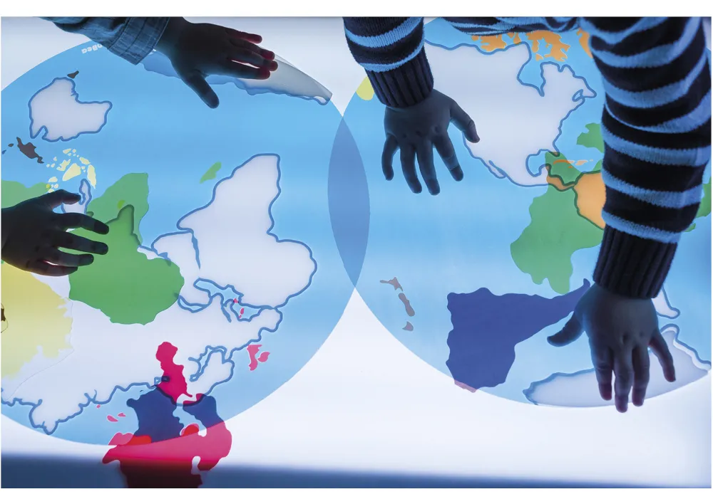 Kontinente-Riesenpuzzle, 12-tlg.