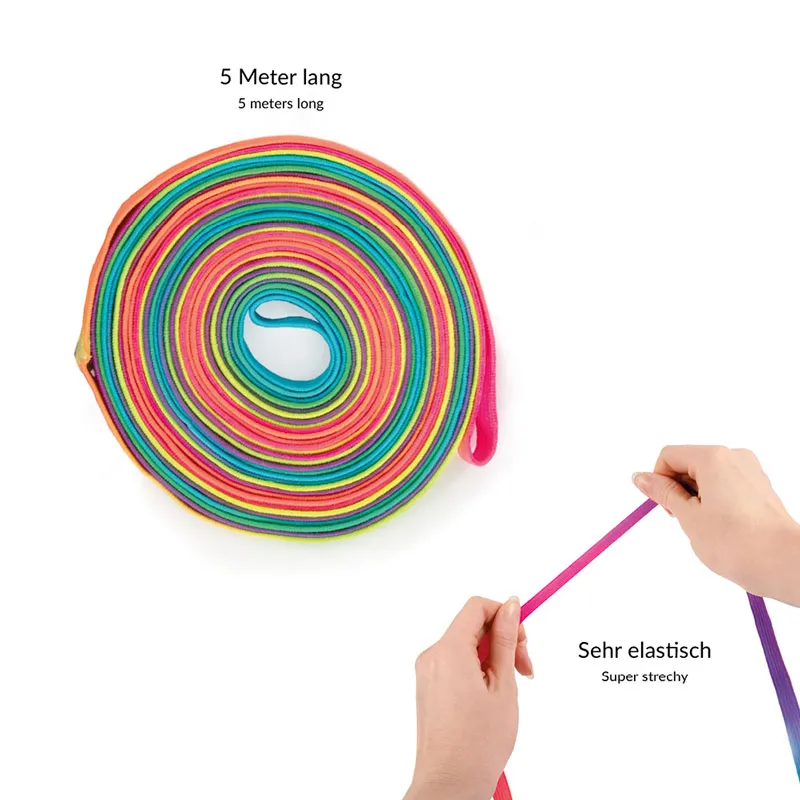 Gummitwist "Regenbogen", 5m lang