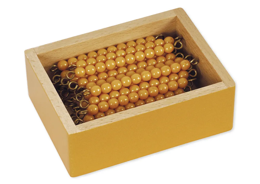 TimeTEX Zehnerstangen, 45 Stück im Kästchen "Montessori Premium"