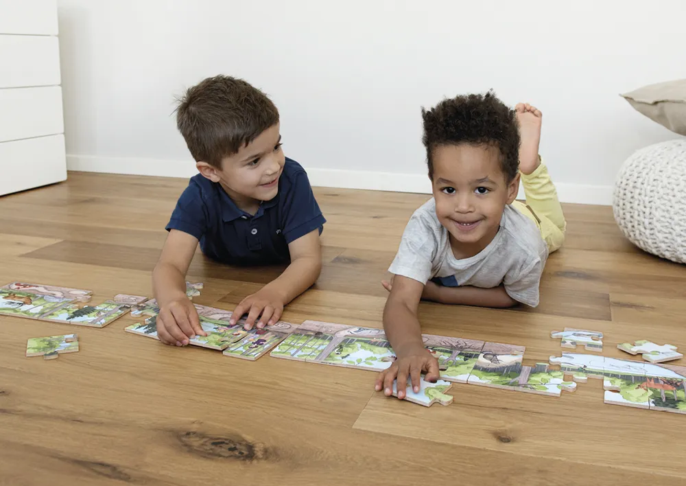 Boden-Puzzle "Wald entdecken", 40-tlg.