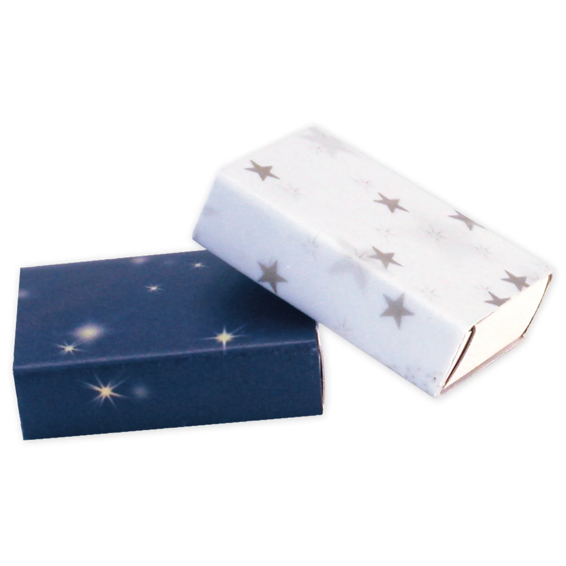 Streichholz-Schachteln weiß, 10 Stück