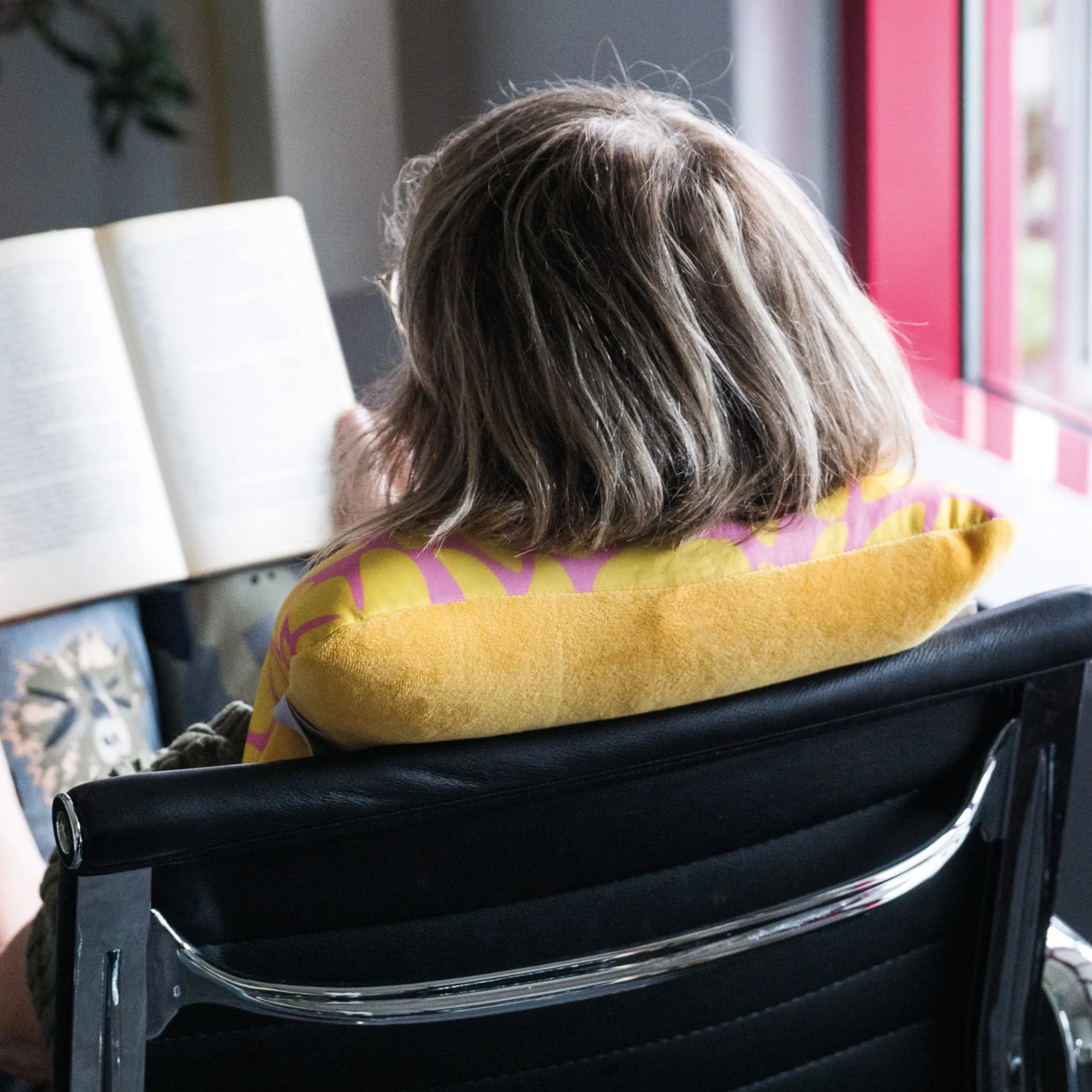 Mini-Lesekissen "Flowers", 32x19x10 cm