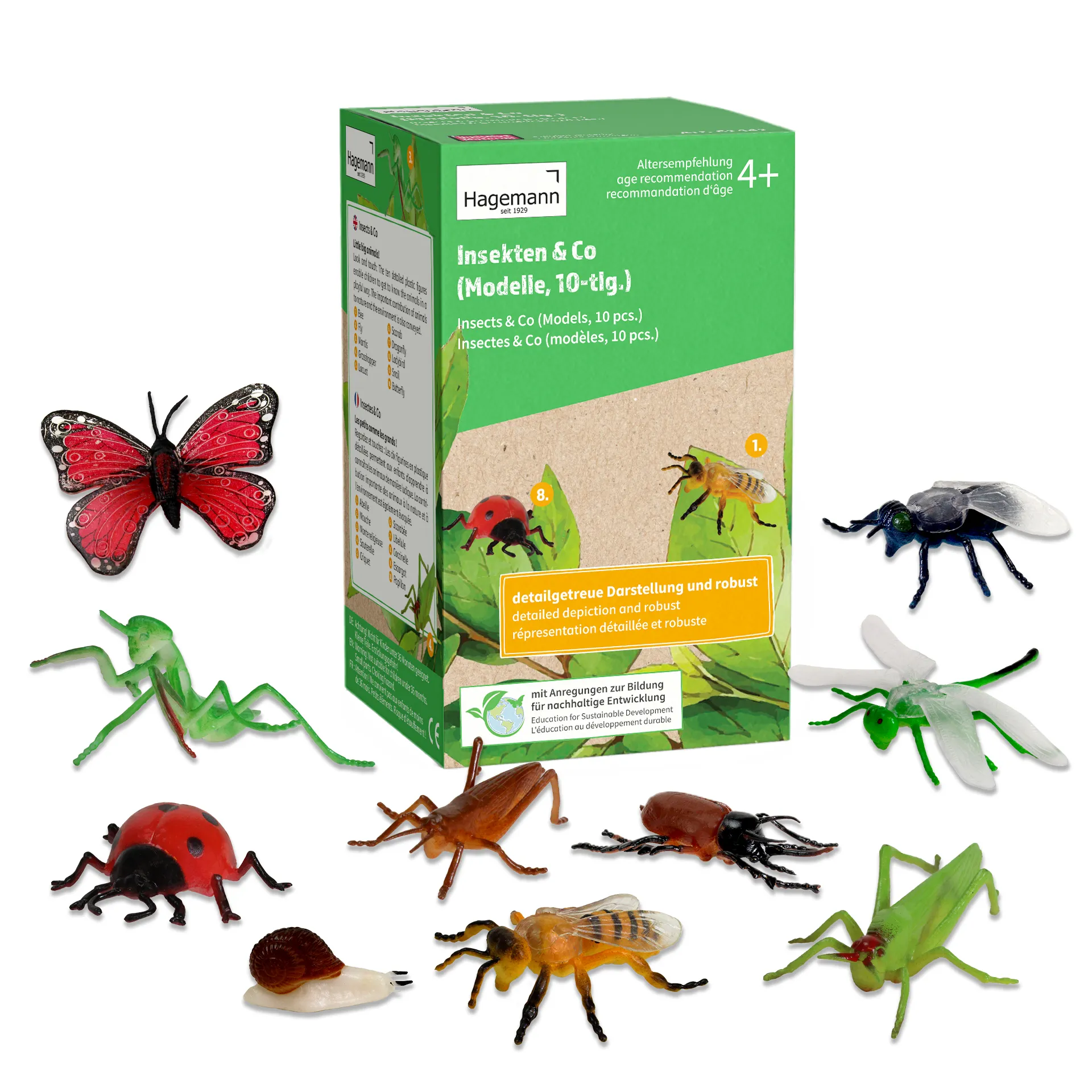 Insekten & Co Modellfiguren, 10-tlg