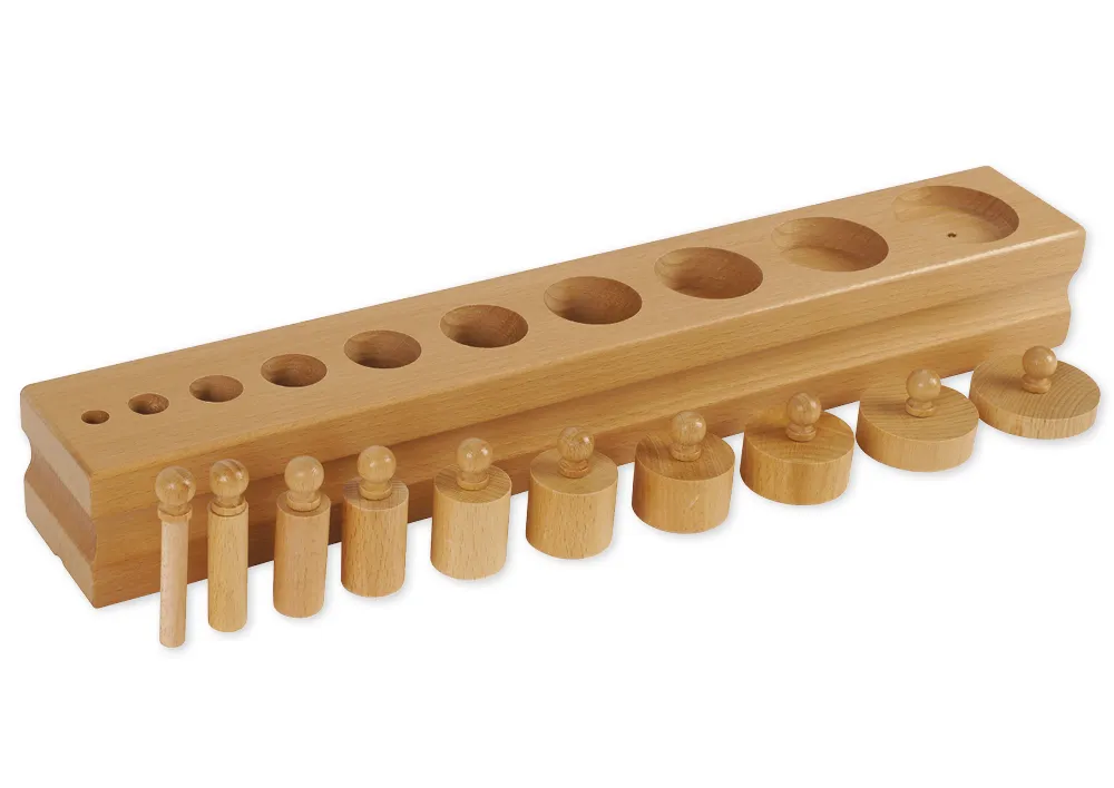 TimeTEX Block mit Zylindern 3 "Montessori Premium"