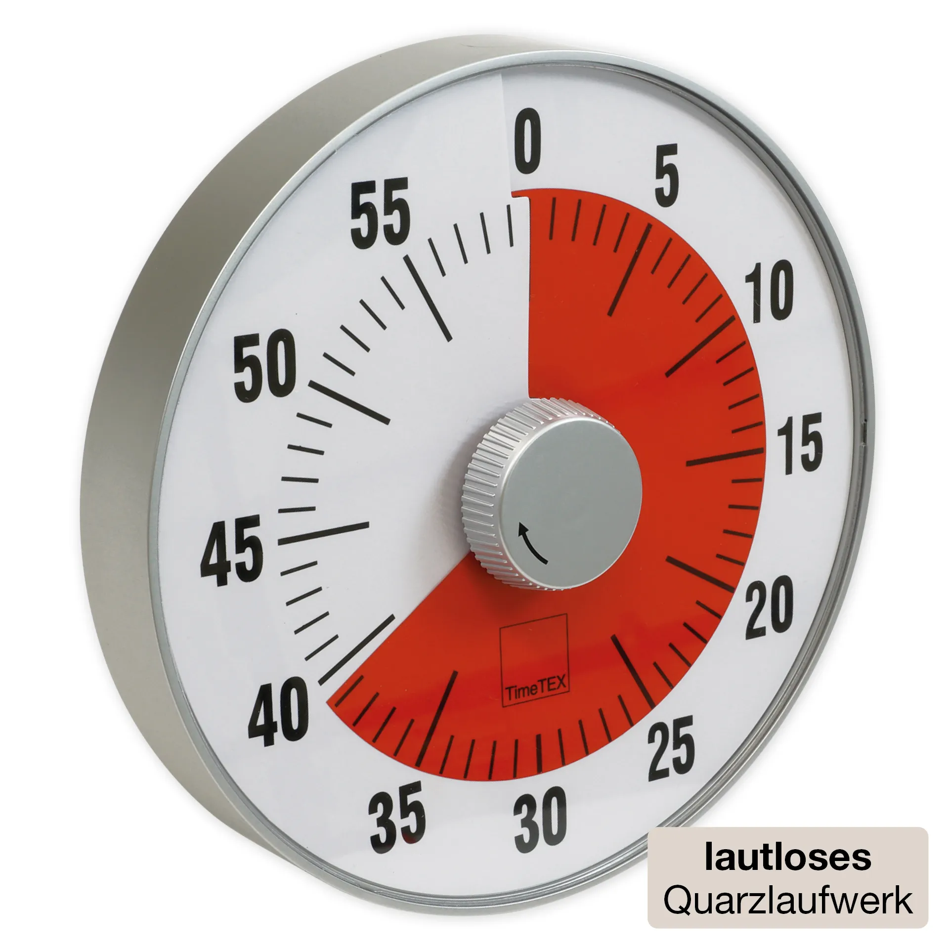 TimeTEX Zeitdauer-Uhr "lautlos" L, 19 cm ø