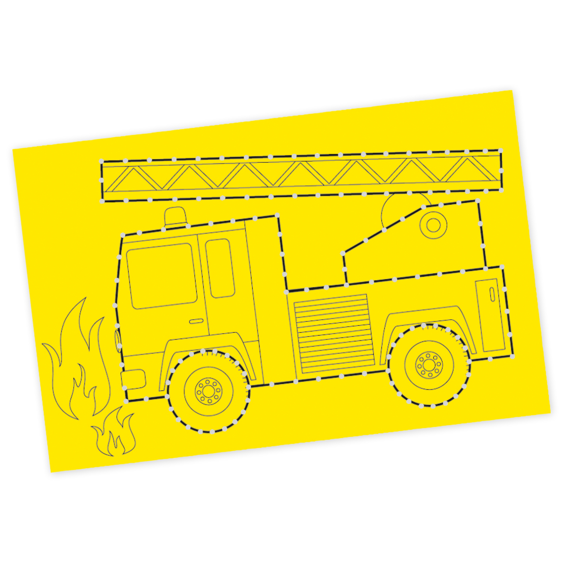 Ausnähkarten farbig mit Motiv, 11x17 cm, 50 Stück