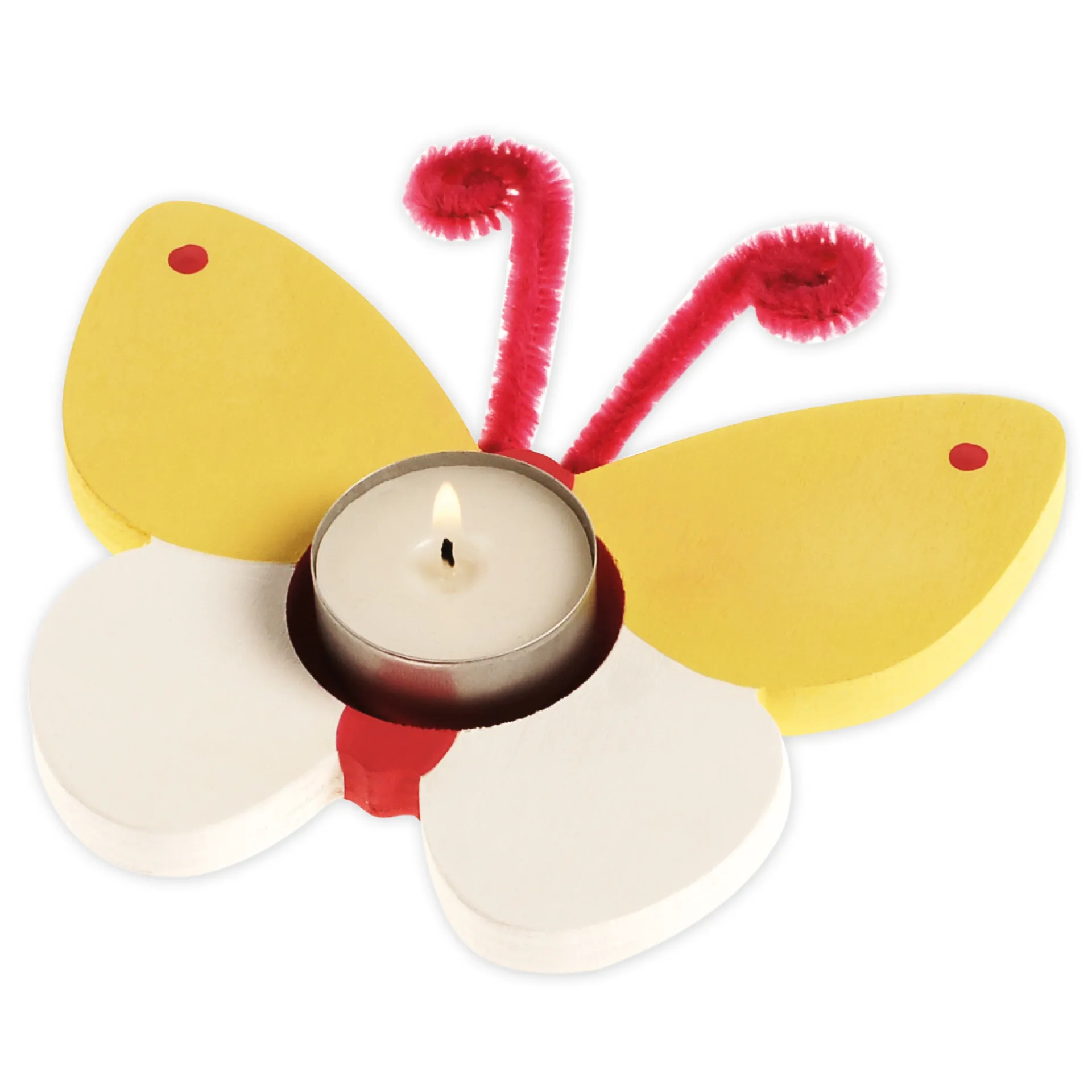 Teelichthalter "Schmetterling", 3 Stück