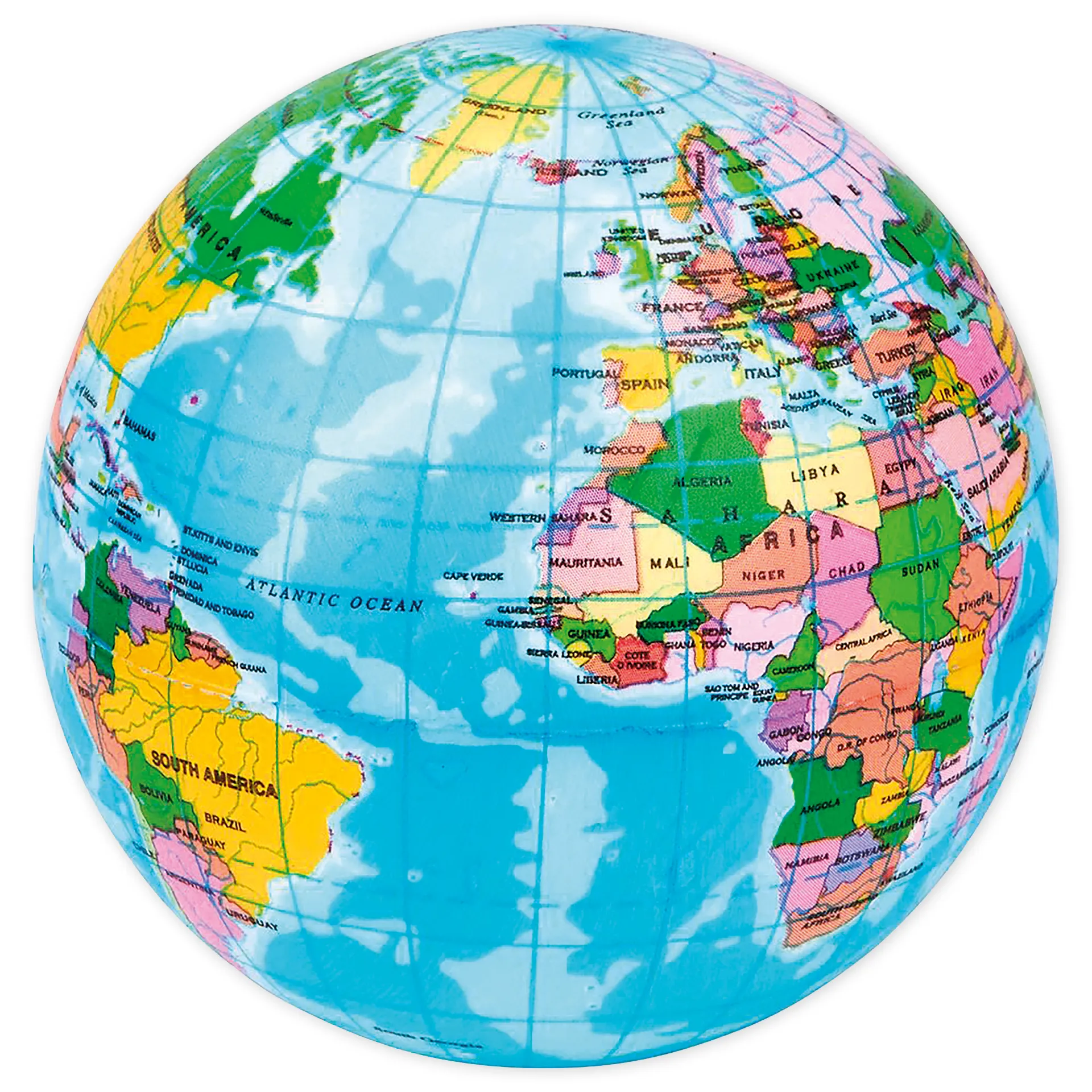 Anti-Stress-Ball "Fernweh", 75 mm