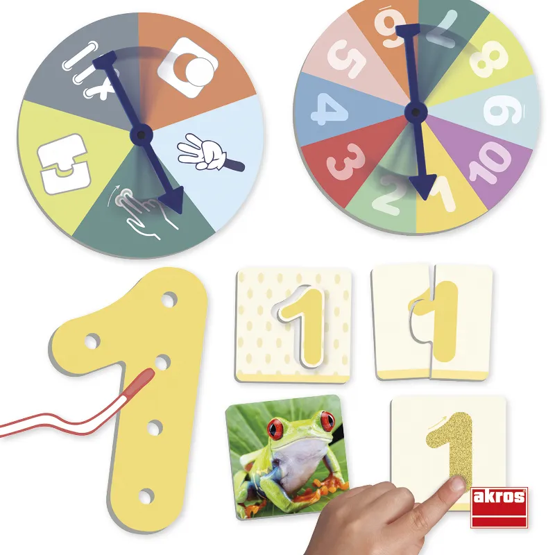 Lernspiel "Die Zahlen von 1 bis 10 spielerisch erfassen", 62-tlg.