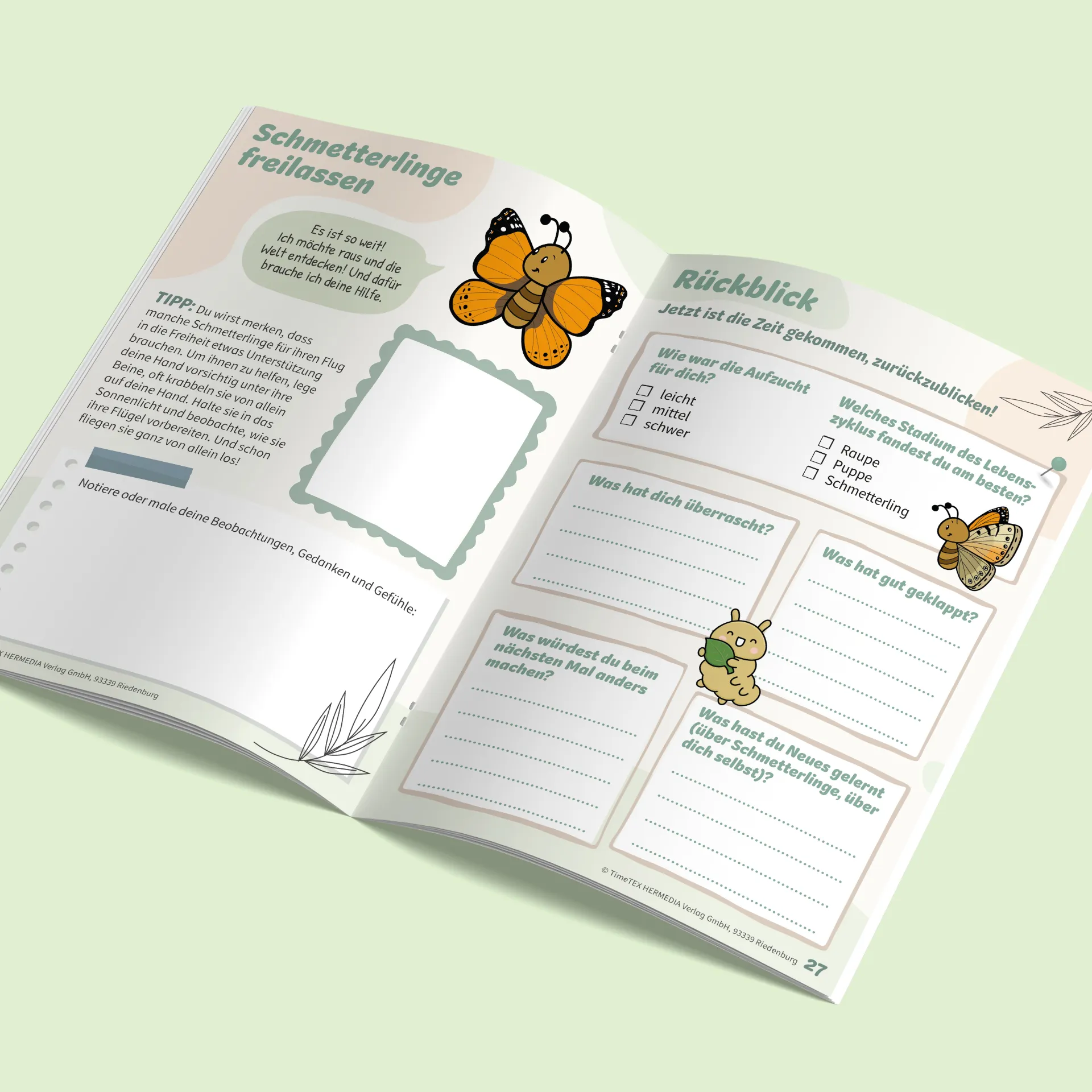 Hagemann Schmetterlings-Tagebuch