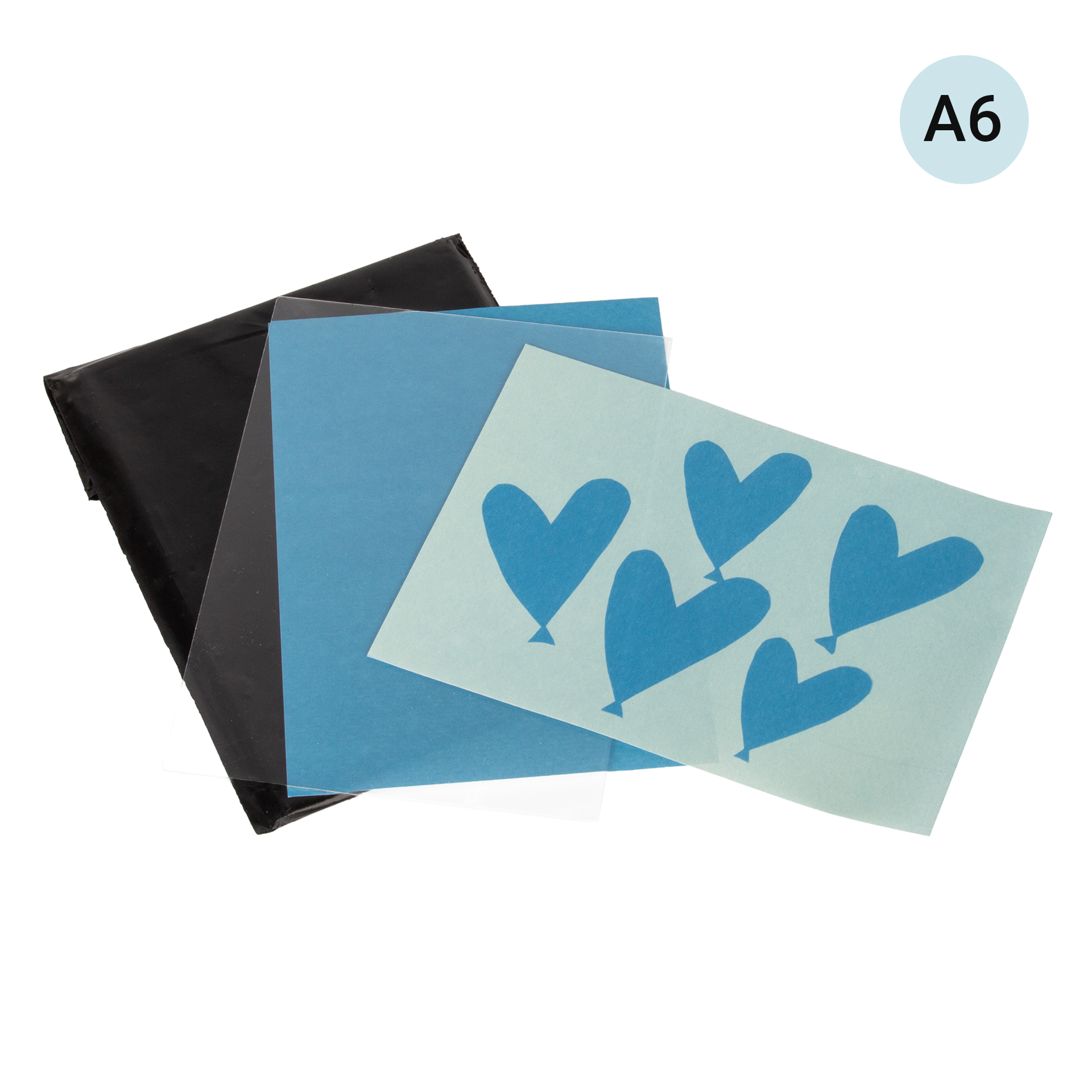 Hagemann Foto-Solarpapier A6 mit Fixierscheibe, 20 Blatt