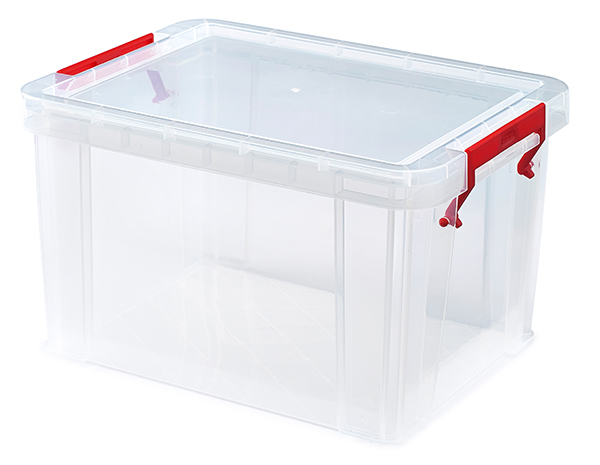 Kunststoff-Box stapelbar, transparent, 5 Liter (A5 XL)