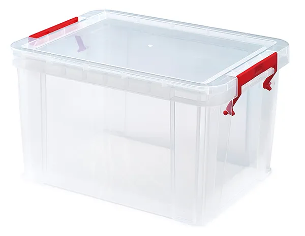 Kunststoff-Box stapelbar, transparent, 5 Liter (A5 XL)